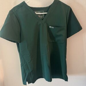 Figs Deep Green Scrub Set